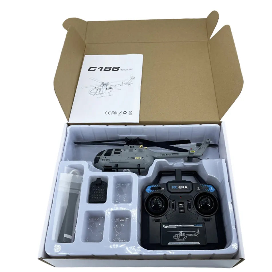 Pro B105 2.4G RTF RC Helicopter with 6 Axis Electronic Gyroscope for Stabilization