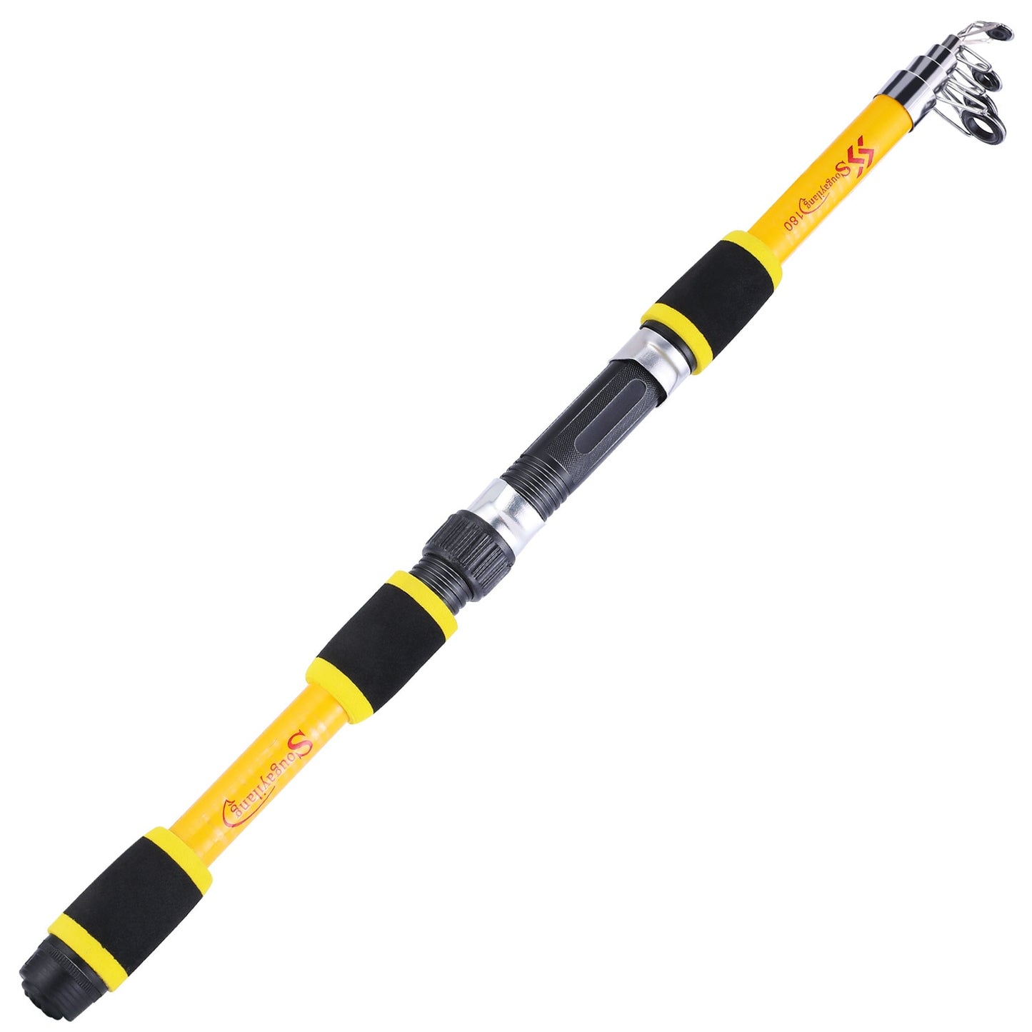 2.1m-3.6m Telescopic Carbon Spinning Fishing Rod