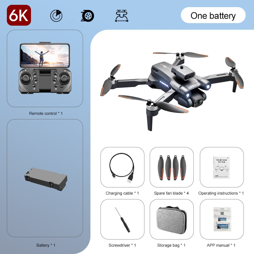 Lenovo 8K/4K Professional HD Aerial Photography Obstacle Avoidance Quadcopter