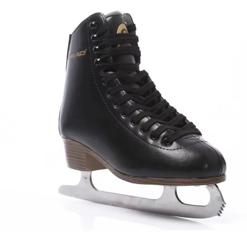 Men's Professional Adults Genuine Leather Figure Skates