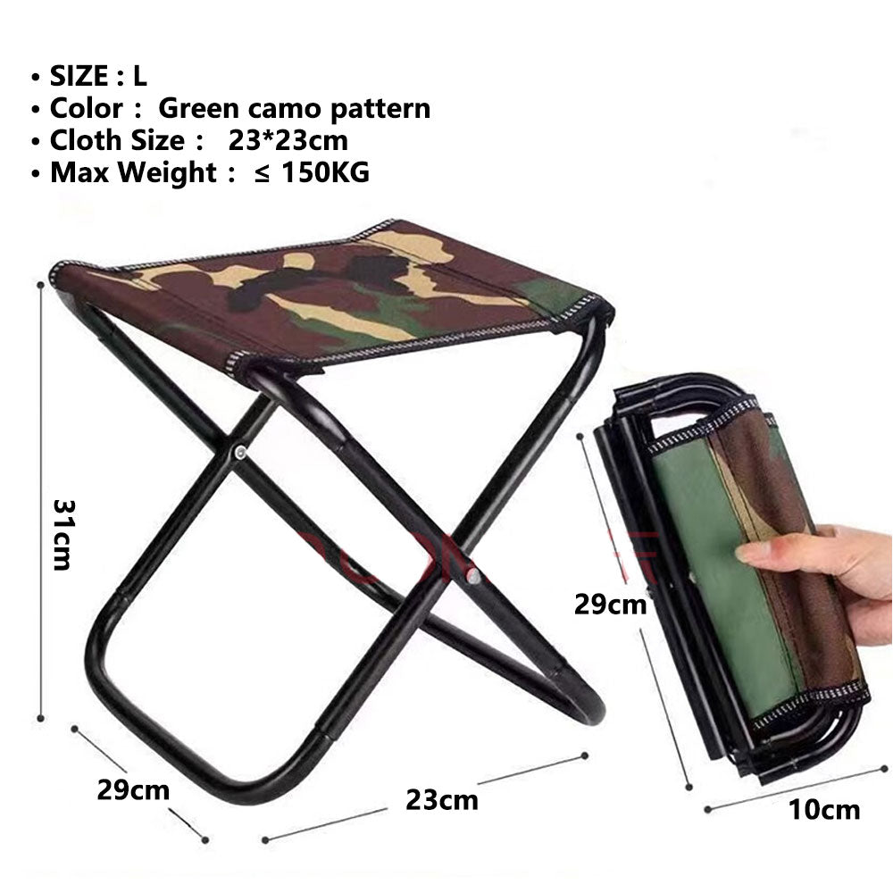 Outdoor Portable Folding Aluminum Backpackable Hiking and Camping Stool