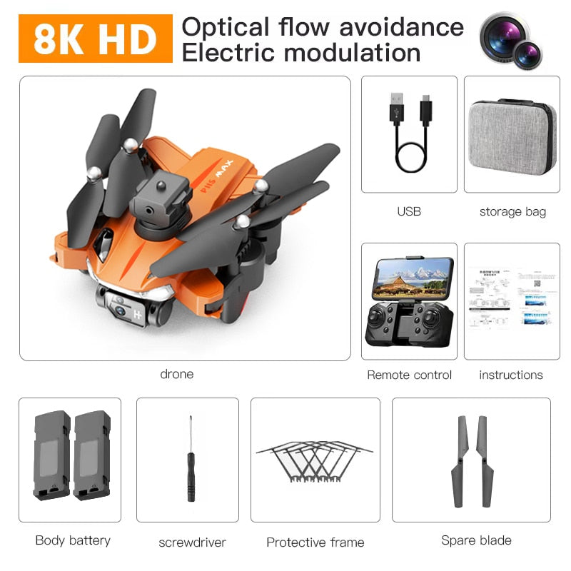 Professional HD Camera Omnidirectional Obstacle Avoidance Quadrotor Drone