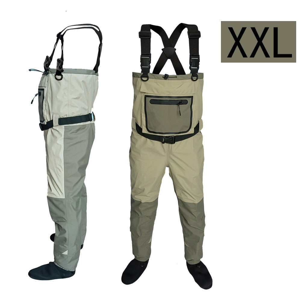 Quick-dry Waterproof Breathable Fly Fishing Children to Adults Neoprene Waders