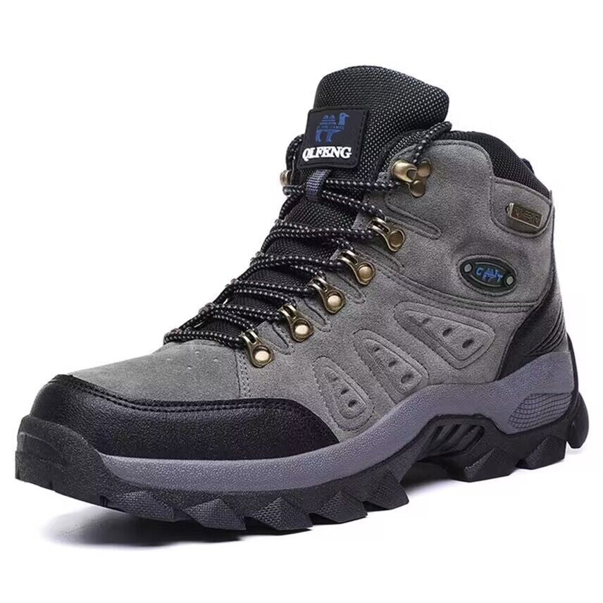 Men Military Style Non-slip Waterproof Climbing Hunting Hiking Boots