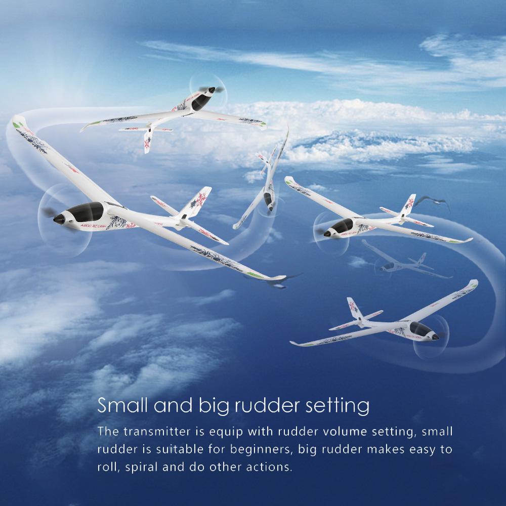 XK A800 4CH 3D/6G System Remote Control Glider