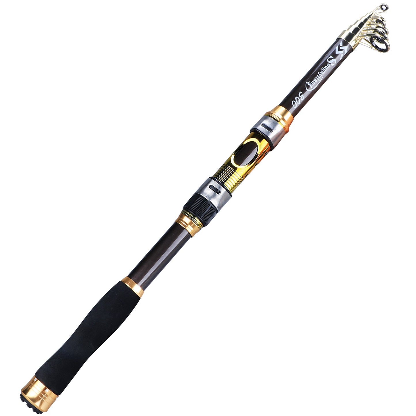 2.1m-3.6m Telescopic Carbon Spinning Fishing Rod