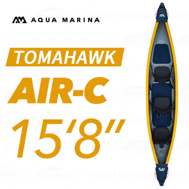 AQUA MARINA TOMAHAWK 3/2/1 Persons Inflatable Kayak