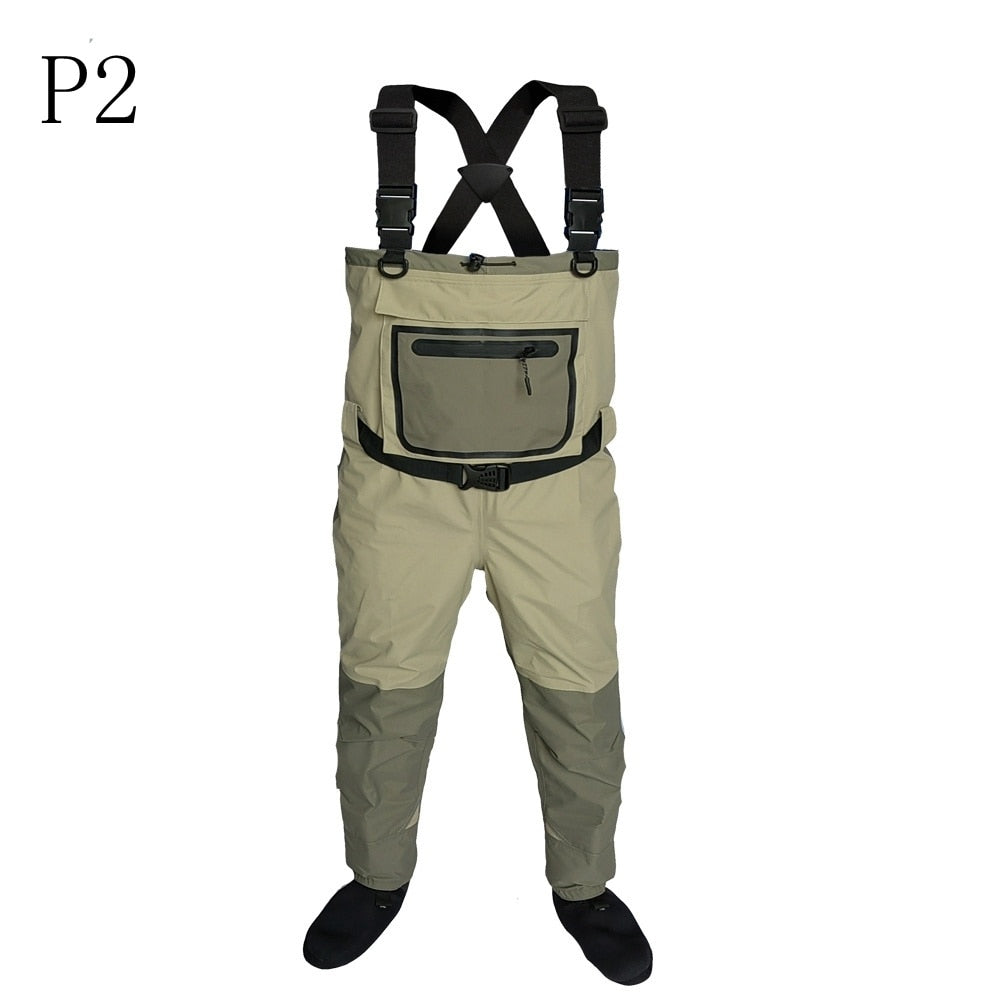 Quick-dry Waterproof Breathable Fly Fishing Children to Adults Neoprene Waders