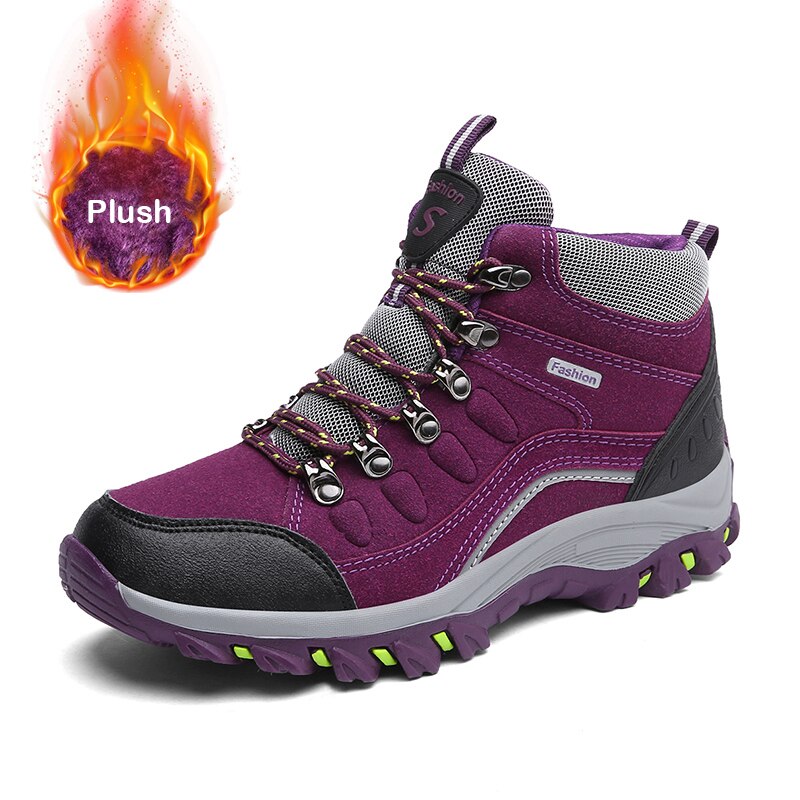 Women's waterproof climbing hiking boots