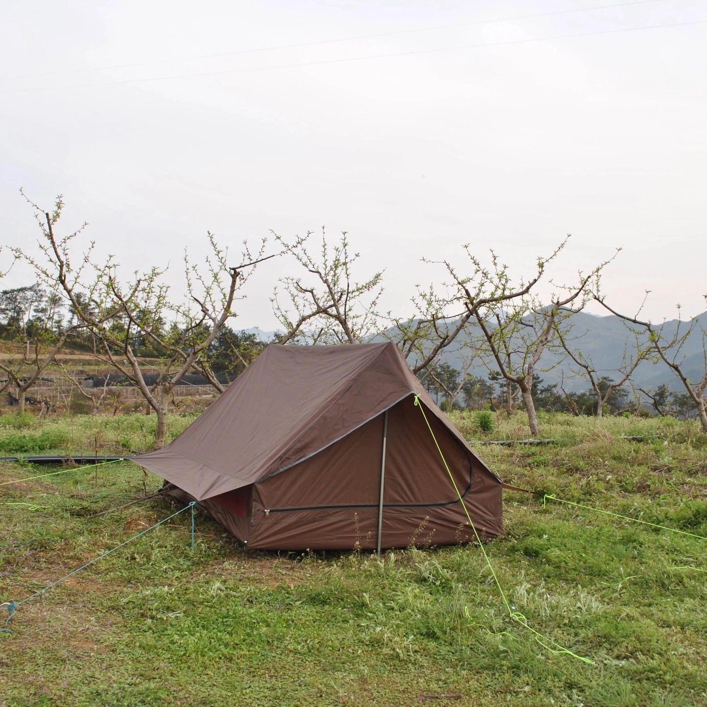 A Frame Unique Ultralight 2-3 Person Waterproof Rodless Hiking Tent