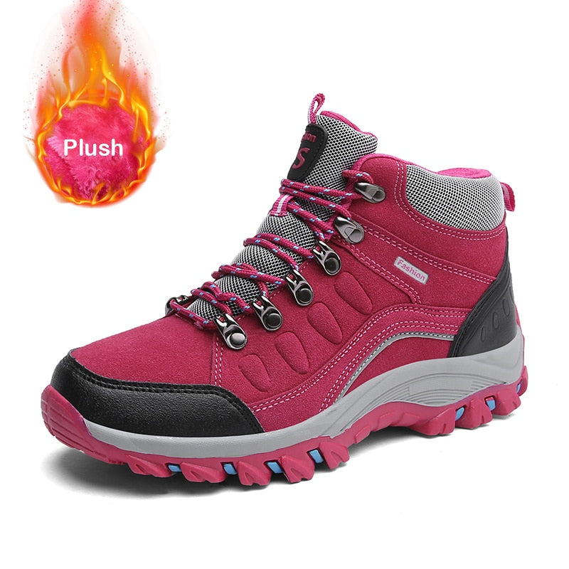 Women's waterproof climbing hiking boots