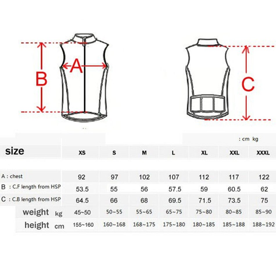 Gore Cycling Men's Windproof and Rainproof Outdoor Sports Riding Vest