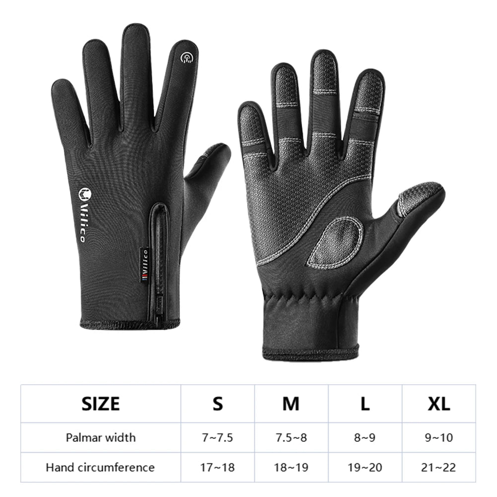 Women's and Men's Waterproof Warm Touch Screen Winter Gloves