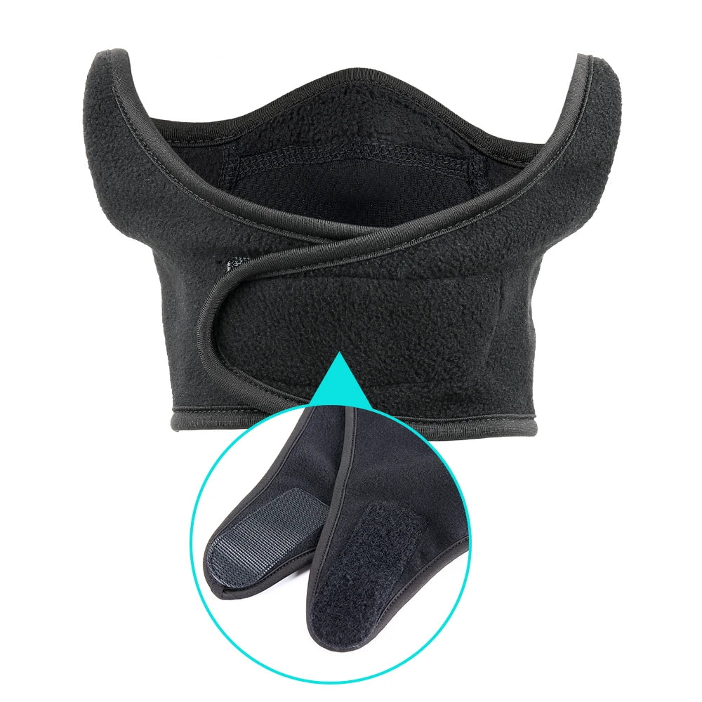 Cold Weather Ear Cover Fleece Thermal Neck Scarf and Mask Face