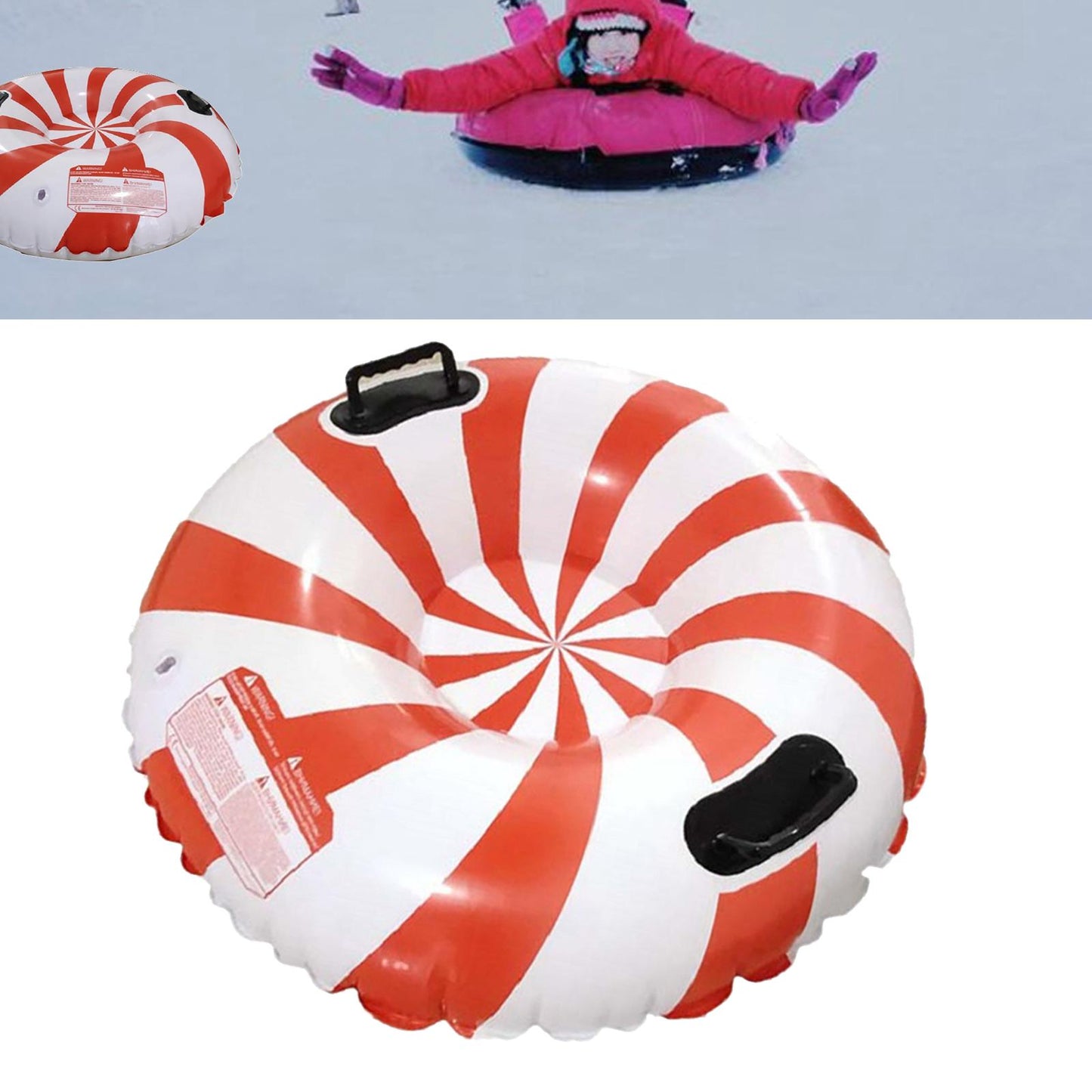 35 Inch Inflatable Heavy Duty PVC Snow Tube