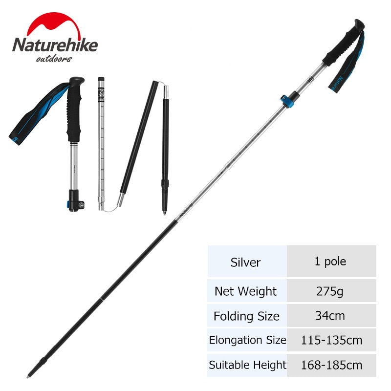 Naturehike Folding Nordic Walking HikingTrekking Poles