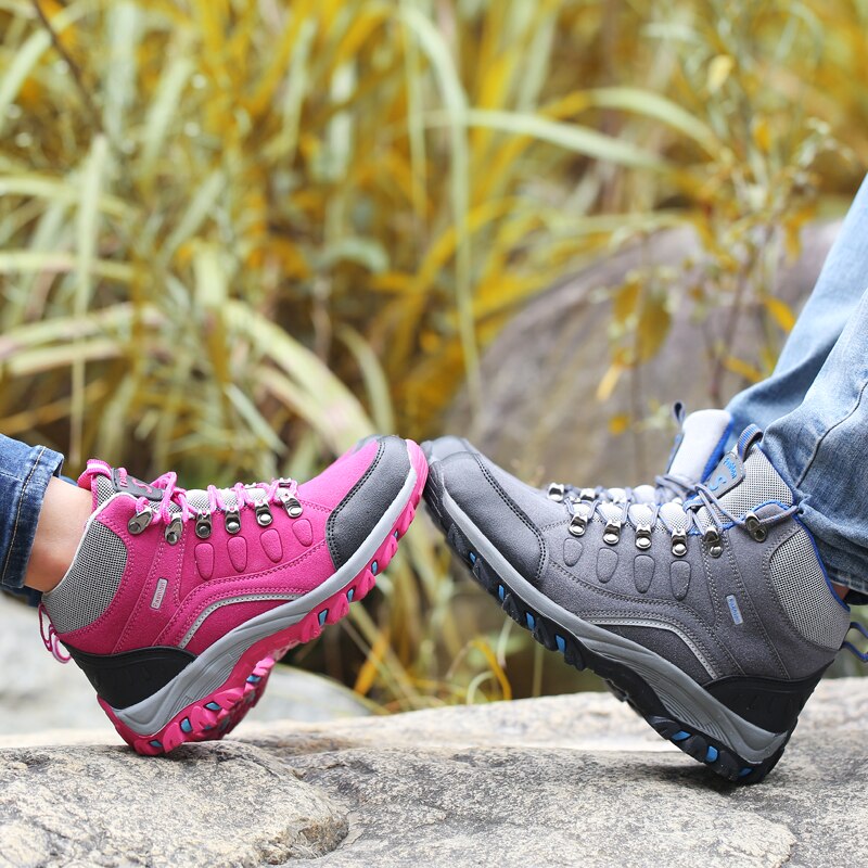 Women's waterproof climbing hiking boots