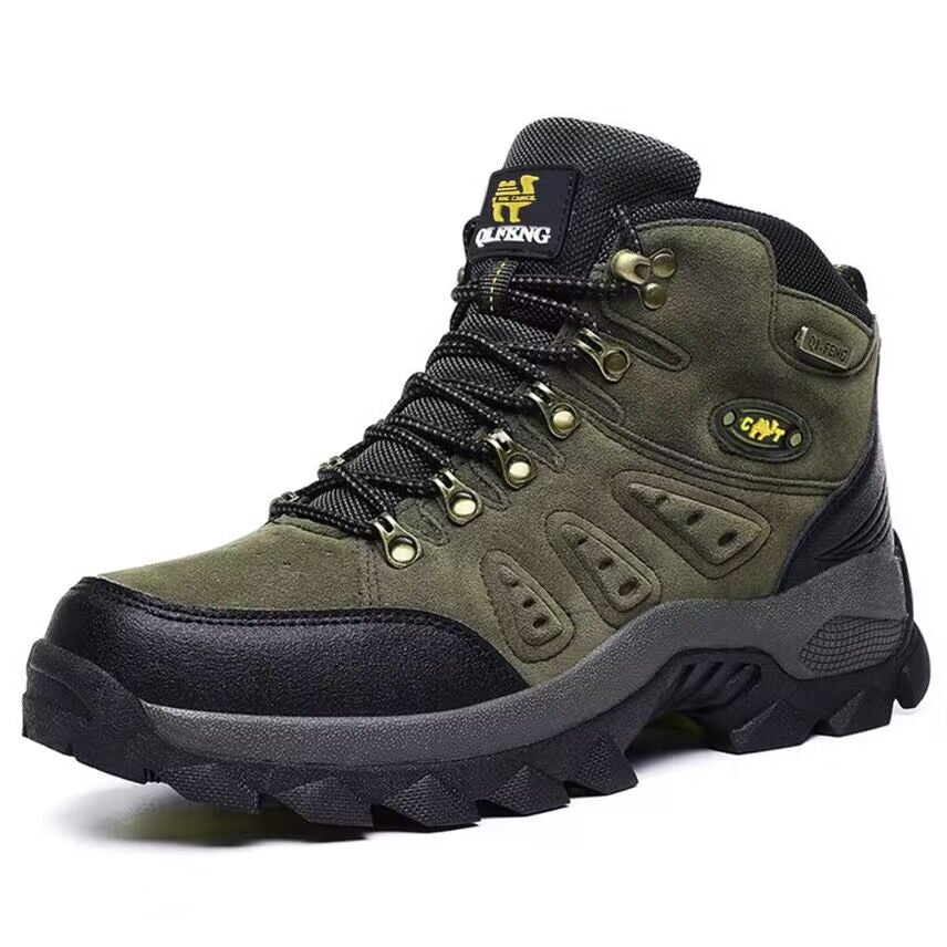 Men Military Style Non-slip Waterproof Climbing Hunting Hiking Boots