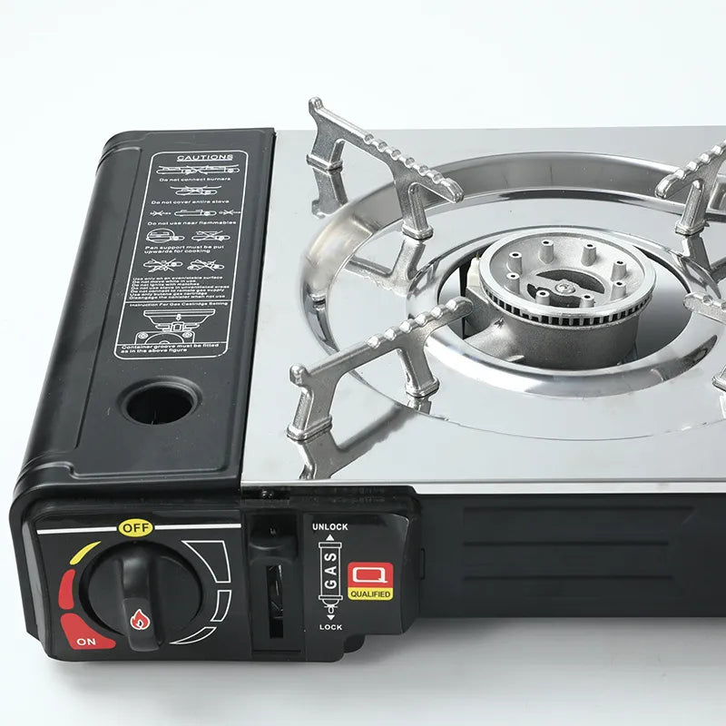 Outdoor Portable  Dual Burner Gas Camping Picnic Stove