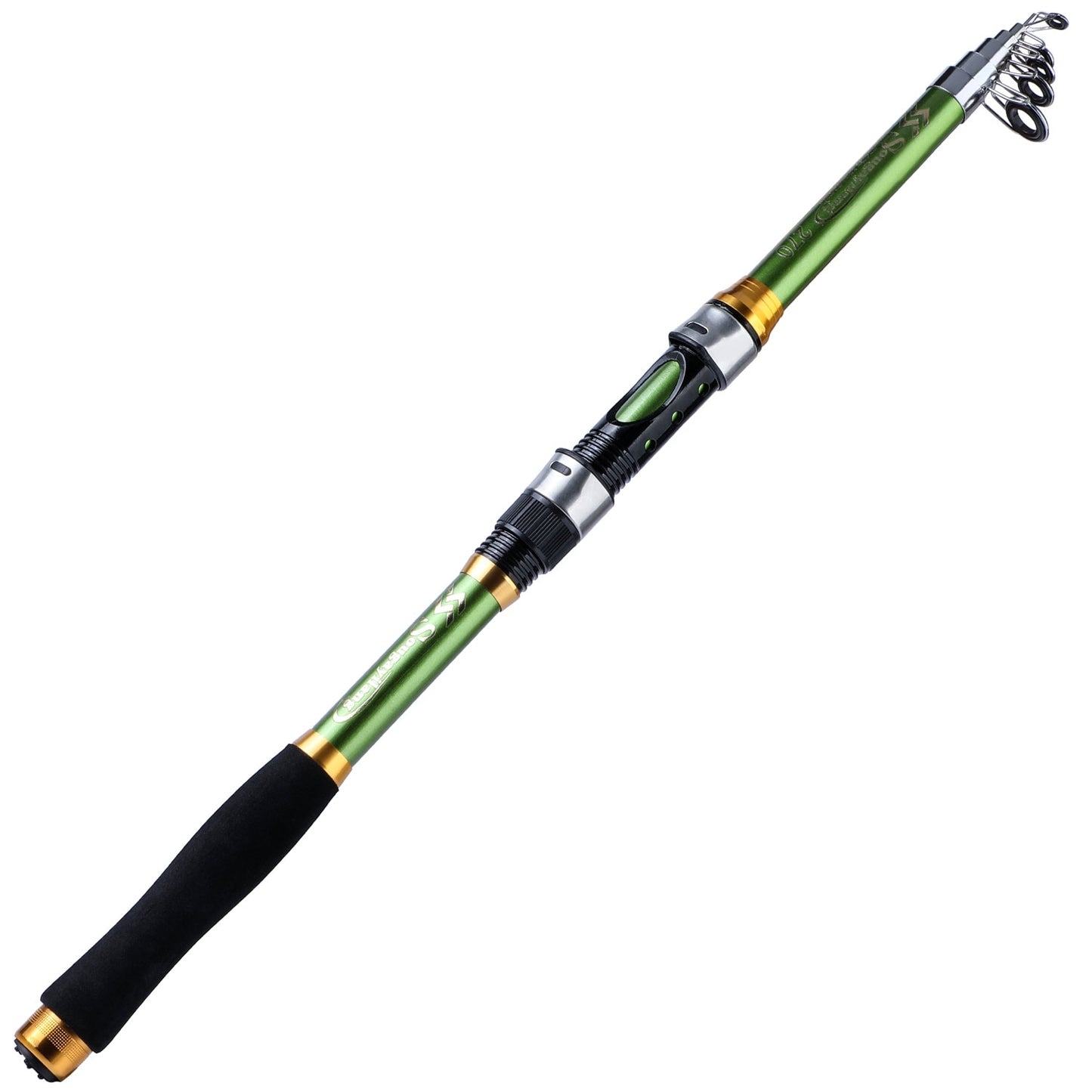 2.1m-3.6m Telescopic Carbon Spinning Fishing Rod