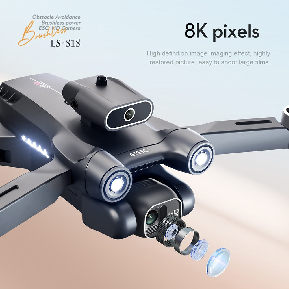 Lenovo 8K/4K Professional HD Aerial Photography Obstacle Avoidance Quadcopter