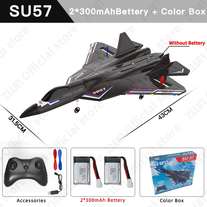 SU35 2.4G With LED Lights Aircraft Remote Control Flying Model