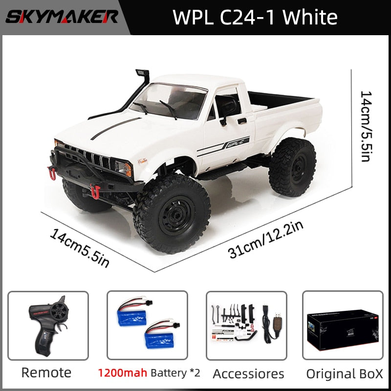 Full Scale RC 4WD Rock Crawler Electric Buggy Climbing Truck