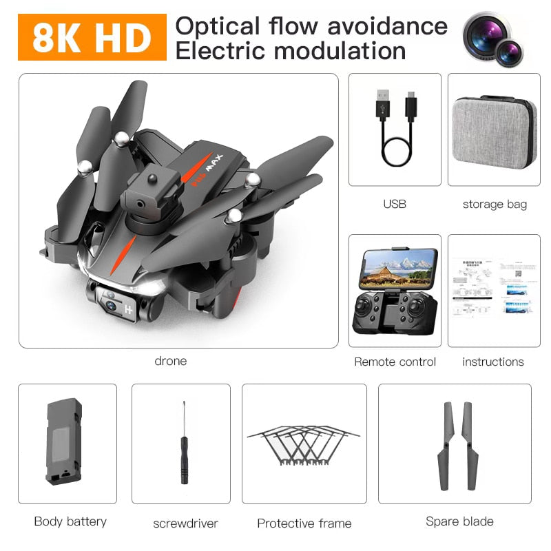 Professional HD Camera Omnidirectional Obstacle Avoidance Quadrotor Drone