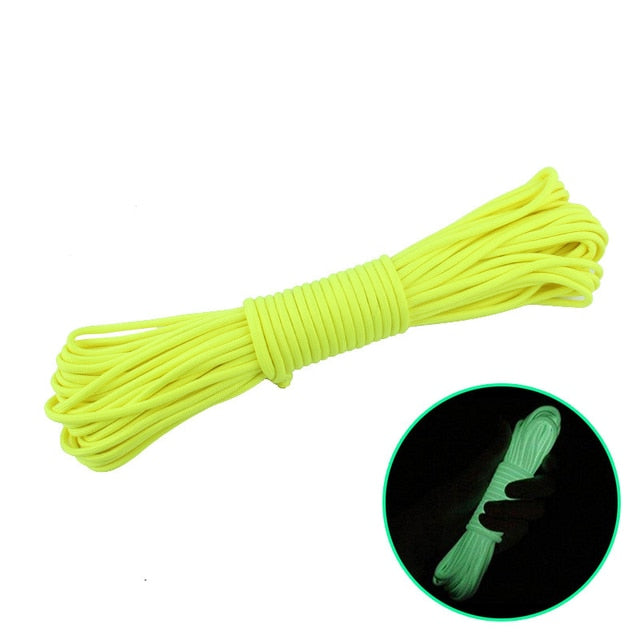 Luminous 9 Strands 4mm Nylon 550 Paracord