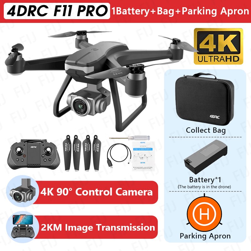 4DRC F11 Professional GPS 5G WIFI 2KM 4K HD Camera Quadcopter