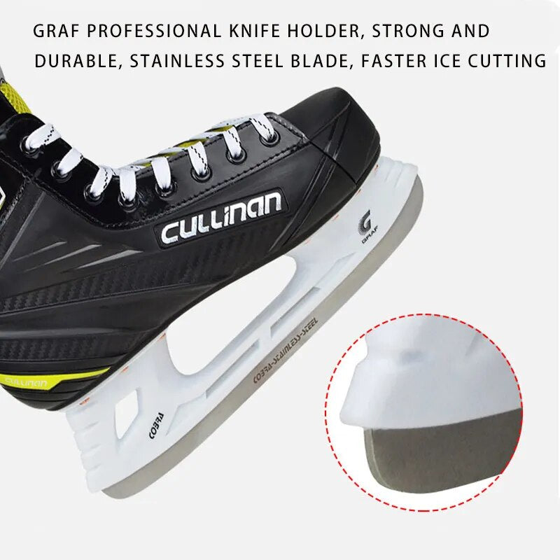 Graf Leather Knife Blade Ice Hockey Skates