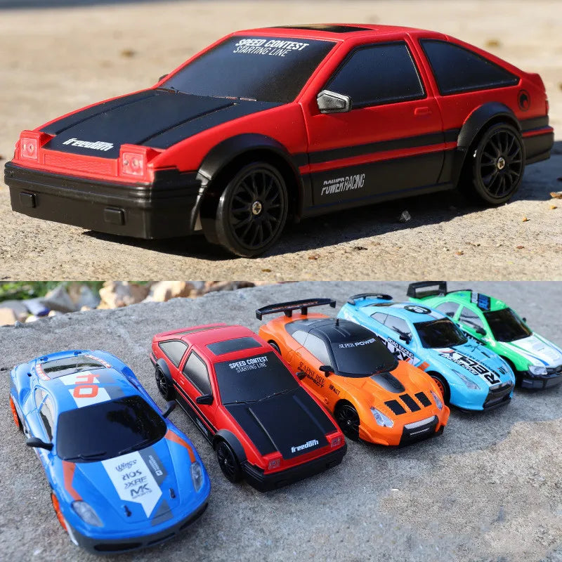 Remote Control GTR AE86 4WD 2.4G Four-wheel Drive Racing Drift Car