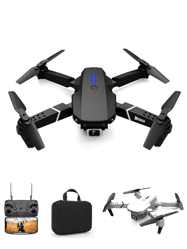 E88Pro  Professional RC Drone 4K 1080P Wide Angle HD Camera Foldable RC Quadcopter