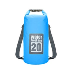 5L/10L/15L/20L Outdoor Sport PVC Waterproof Storage Dry Bag For Canoe Kayak Rafting Backpack