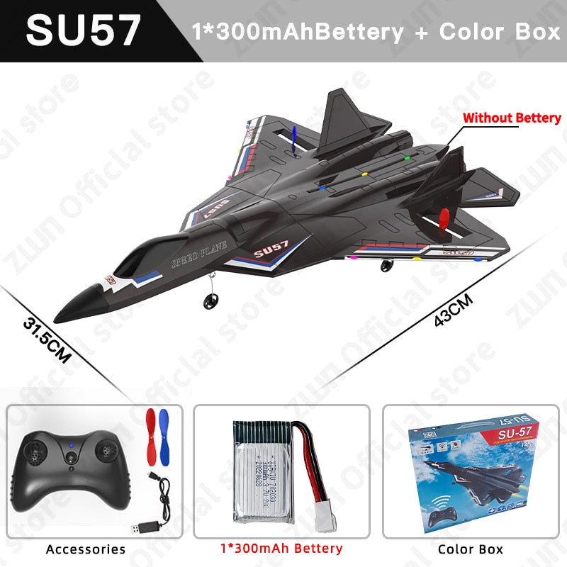 SU35 2.4G With LED Lights Aircraft Remote Control Flying Model