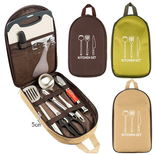 Outdoor Camping Cookware Utensil Organizer Container Bag