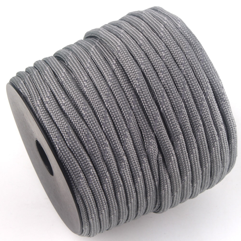 100M 7 cores 4mm Reflective Paracord Outdoor