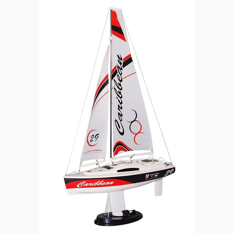 RC Caribbean Sea 2.4G Scale Wind-driven Ship Sailboat with Control Full Set