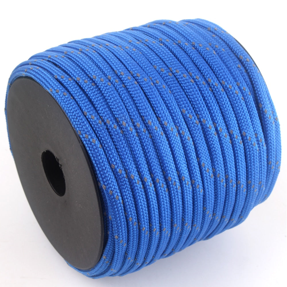 100M 7 cores 4mm Reflective Paracord Outdoor