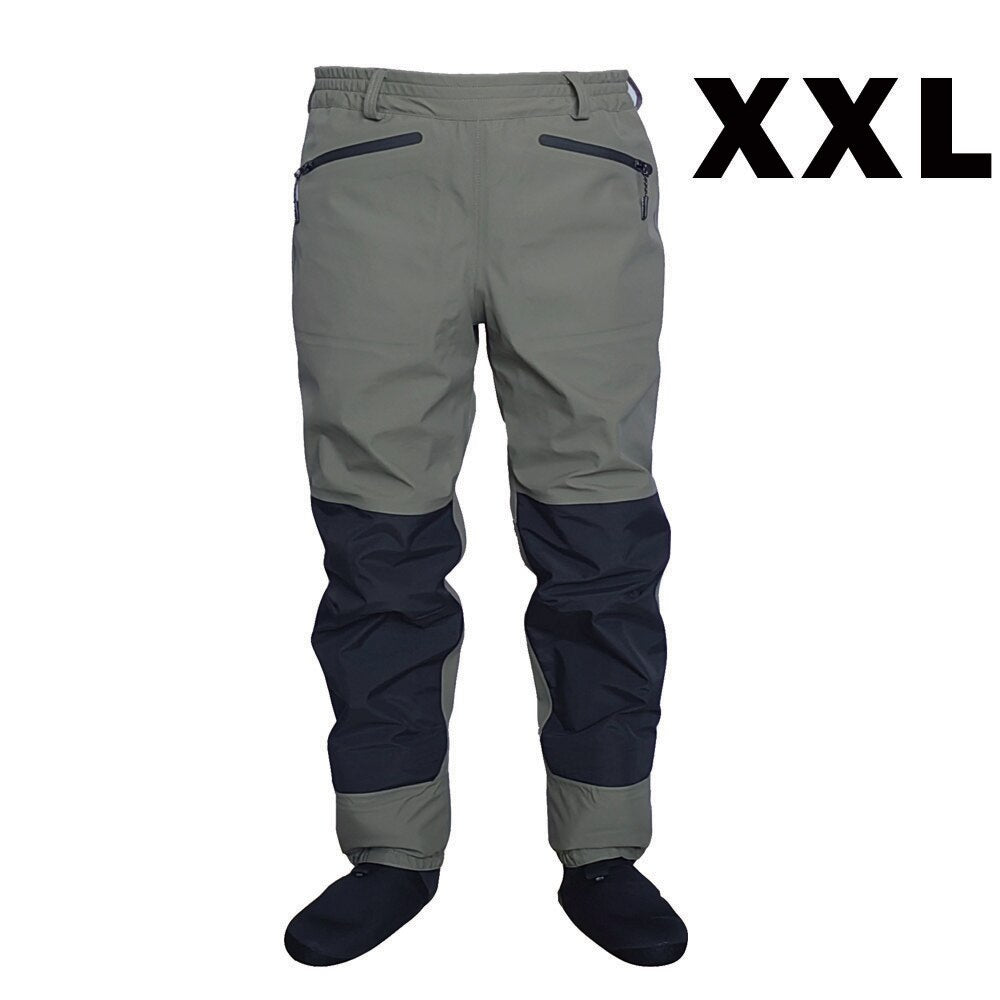 3 Layer Breathable Waterproof Fly Fishing Waist Waders