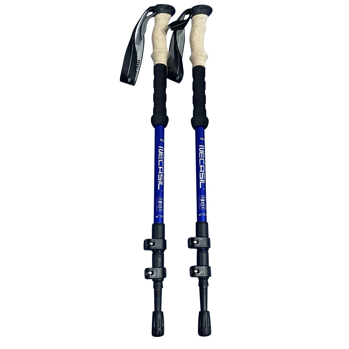 2pcs Trekking Collapsible Hiking Poles