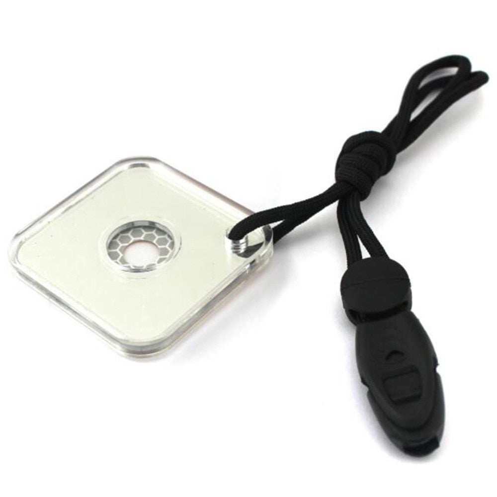 Outdoor Reflective Survival Signal Mirror for Hiking Camping Emergency