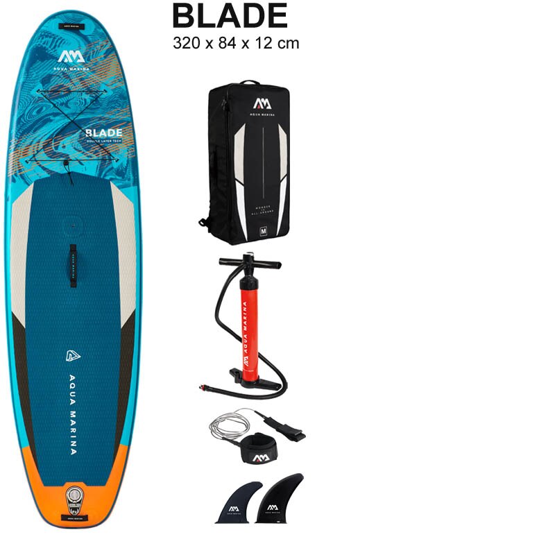 AQUA MARINA BLADE inflatable 320*84*12CM  stand up paddle board sailboard