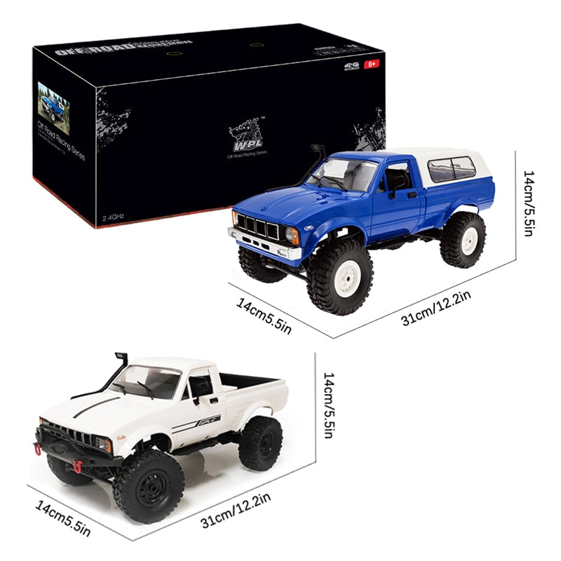 Full Scale RC 4WD Rock Crawler Electric Buggy Climbing Truck