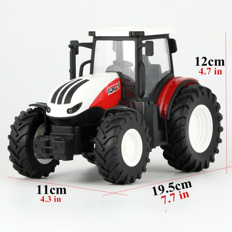 Radio Controlled Farm Tractor with Trailer with Farm Animals