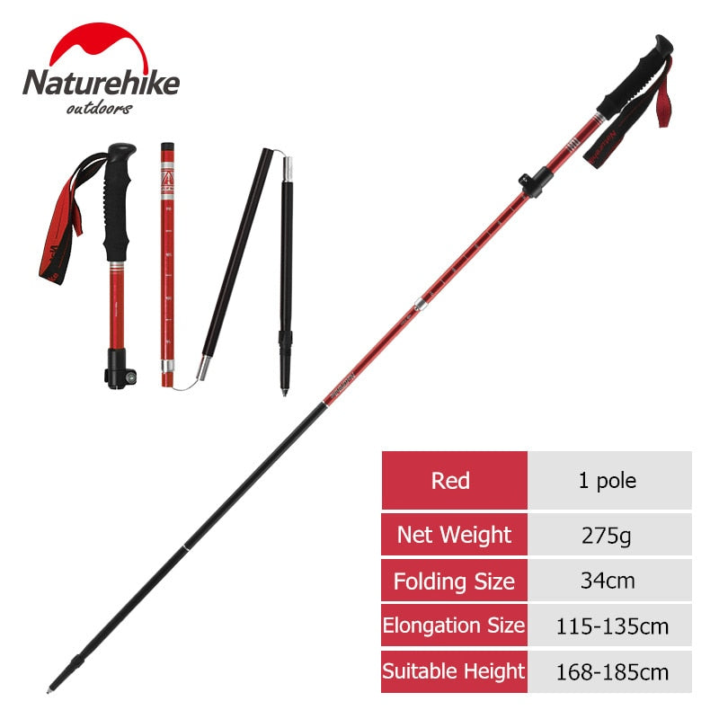 Naturehike Folding Nordic Walking HikingTrekking Poles