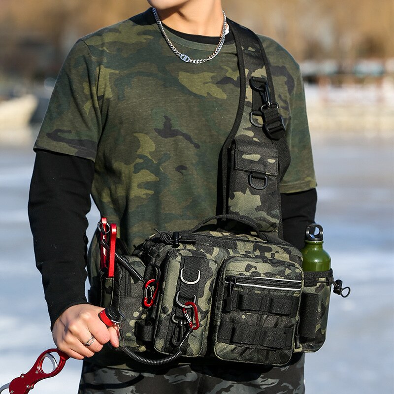 Fishing Tackle Single Shoulder Crossbody Tactical Bags