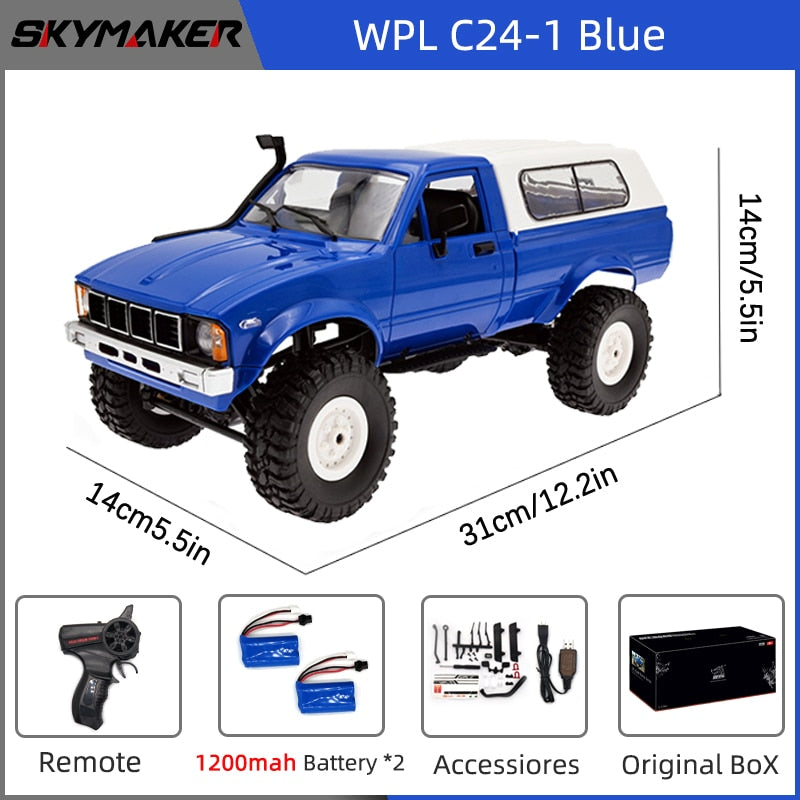 Full Scale RC 4WD Rock Crawler Electric Buggy Climbing Truck