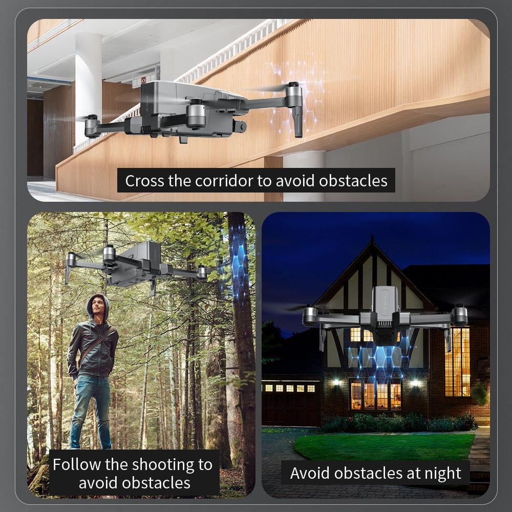 Professional F22 / F22S 4K Camera Obstacle Avoidance 3.5KM  5G WIFI GPS Quadcopter Drone