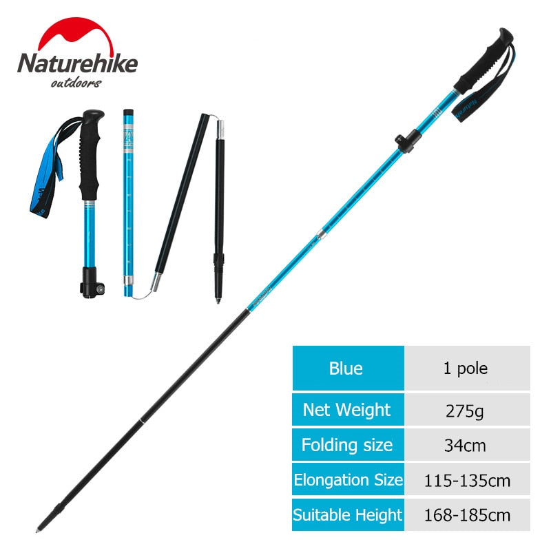 Naturehike Folding Nordic Walking HikingTrekking Poles